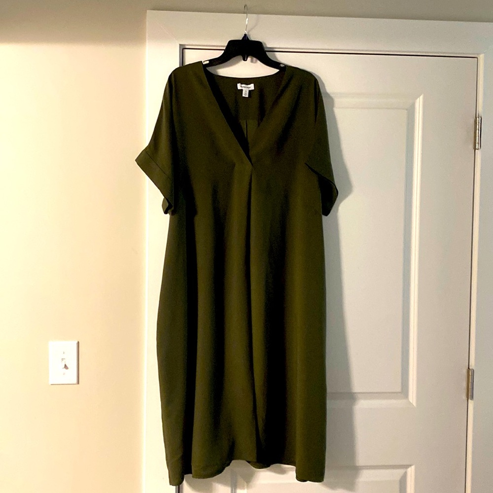Olive Green Dress
